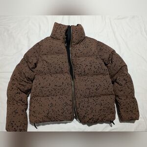 NWT Everlane The Puffer Bomber down jacket XS S Brown